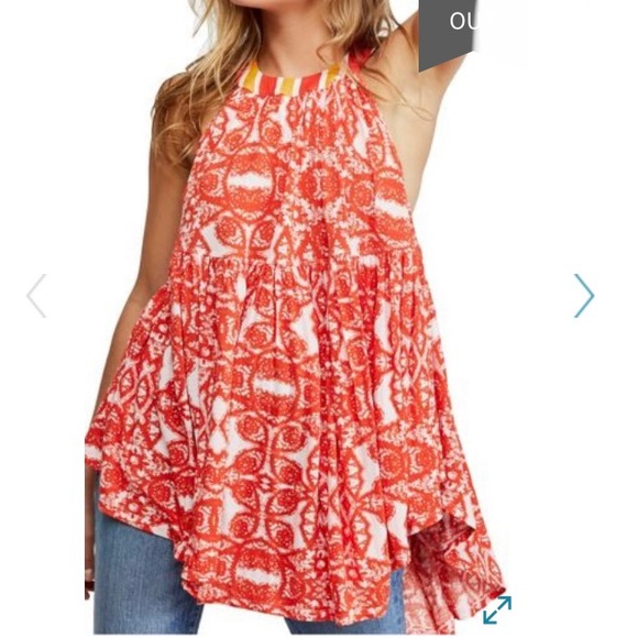 Free People Tops - Free People Mimi Sleeveless Print Tunic
